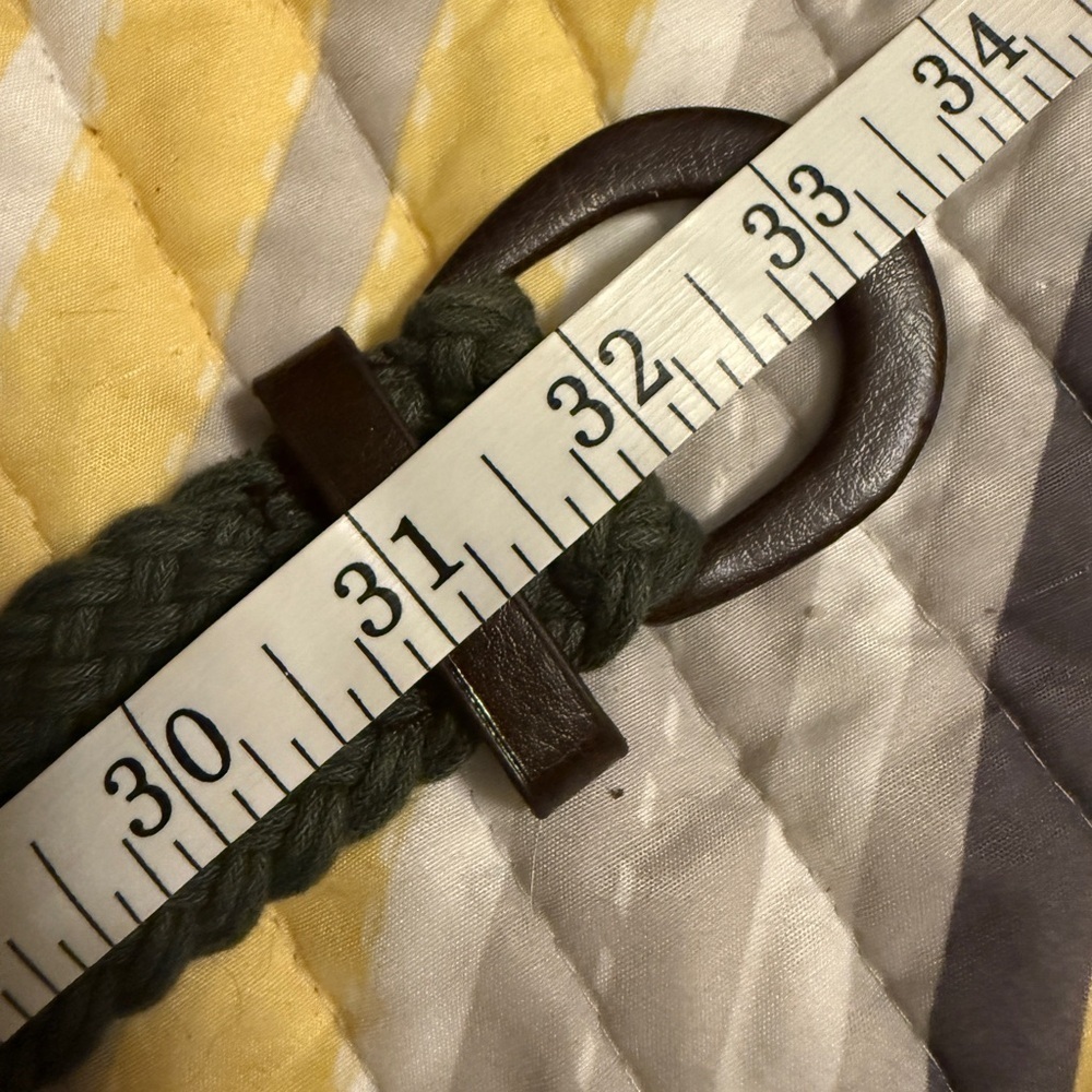 Women’s Green Woven Belt - Picture 4 of 4